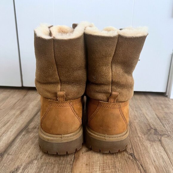 Timberland Women's Authentics Shearlng Fold Down - Picture 3 of 5